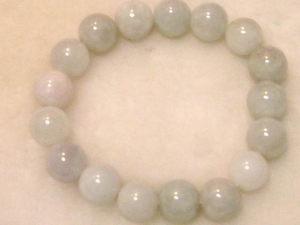 Bracelet jade perles