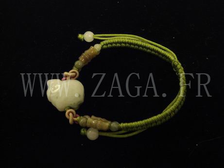 Bracelet jade cochon