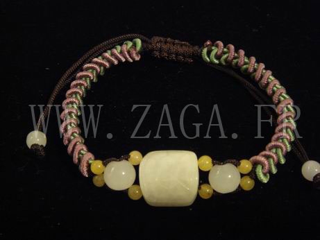 Bracelet jade carapace de tortue