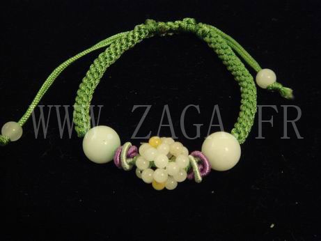 Bracelet jade boule de perles