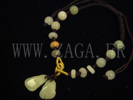 Bracelet jade pieds