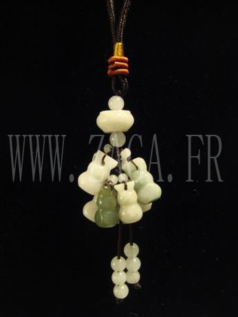 Porte sac/voiture jade vases de tr&eacute;sor
