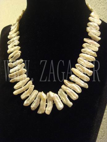 Collier perles de culture baroques