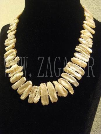 Collier perles de culture baroques