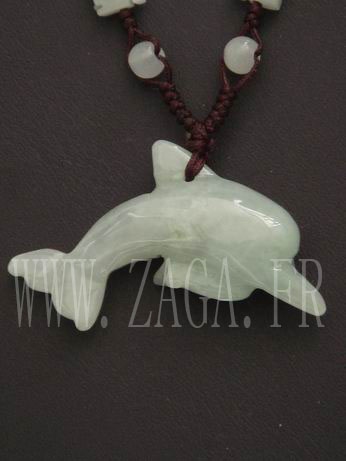 Collier jade dauphin