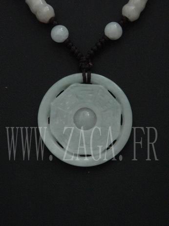 Collier jade fengshui