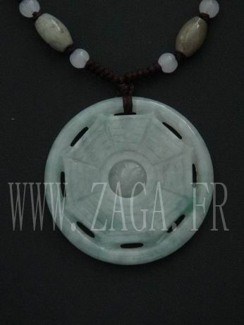 Collier jade fengshui