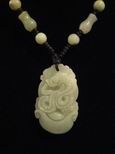 Collier jade signe chinois serpant