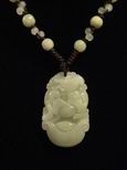 Collier jade signe chinois cheval