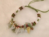 Bracelet jade feuilles
