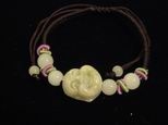Bracelet jade bouddha de bonheur