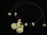 Bracelet jade serrures de protection
