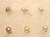 Boucle d`oreille perle d`eau douce 5,5mm
