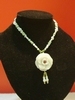 Collier jade fleur
