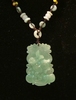 Necklace of jade chinese sign rat
