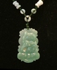 Necklace of jade chinese sign dragon