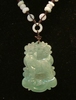 Necklace of jade chinese sign pig