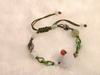 Bracelet jade lotus
