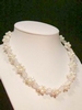 Collier perle d`eau douce avec 17 perles de cristal