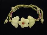 Bracelet jade papillons