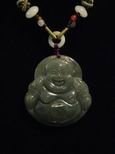 Collier jade bouddha de bonheur