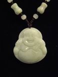 Collier jade bouddha de bonheur