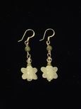 Boucles d`oreille jade papillons