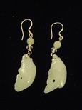 Boucles d`oreille jade poissons