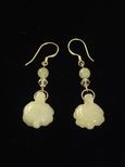 Boucles d`oreille jade tortues