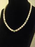 Collier perles de culture et jade