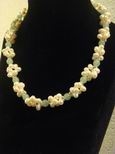 Collier perles de culture et jade