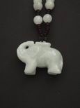 Collier jade &eacute;l&eacute;phant