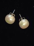 Boucles d`oreille perles de culture 10mm blanches