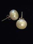 Boucles d`oreille perles de culture 12mm blanches