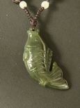 Collier jade poisson