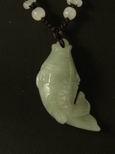 Collier jade poisson