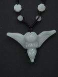 Collier jade ange