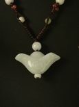 Collier jade monnaie ancienne