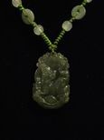 Collier jade signe chinois rat